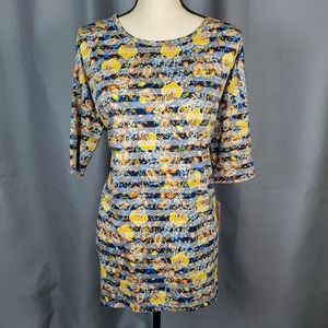 NWT Lularoe Irma, multicolored overall pattern, size M